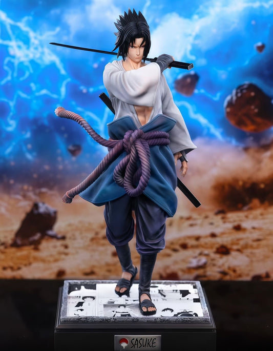 Sasuke Uchiha "Avenger's Resolve" 36cm Premium Resin Statue - Iconic Standing Pose Masterpiece