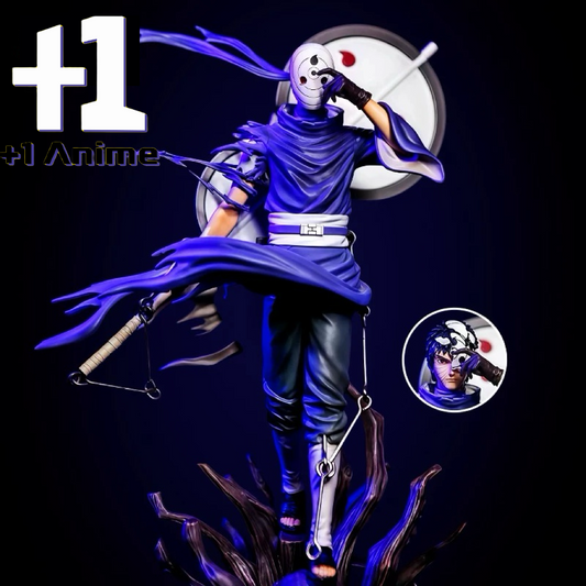 Naruto Shippuden: Uchiha Obito "Fourth Great Ninja War" Premium Figure – With Interchangeable Unmasked Head