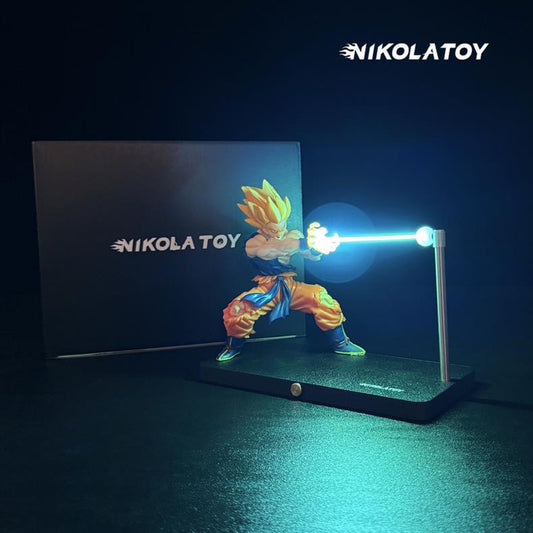 +1 Anime Goku night light From Dragonball Blue&Wine