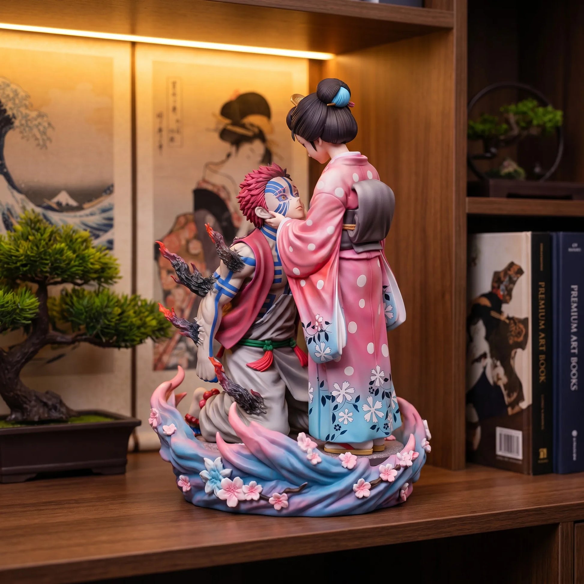 +1 Anime Akaza and Koyuki Anime Figure - 26cm Emotional Scene Collectible Statue Anime Figure / Collectible Statue