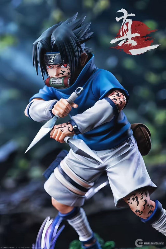 Sasuke Uchiha "The Avenger's Awakening" 19cm Premium Statue - Iconic Battle Version
