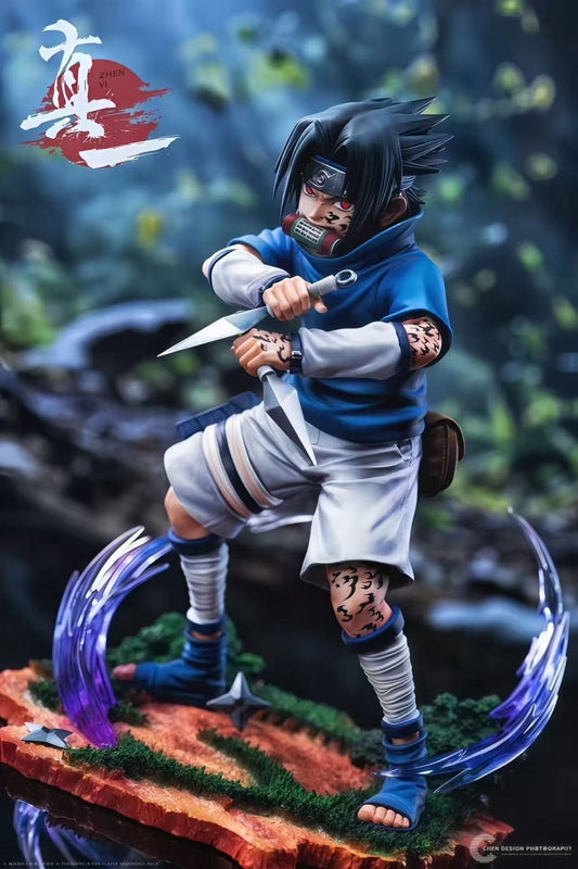 Sasuke Uchiha "The Avenger's Awakening" 19cm Premium Statue - Iconic Battle Version