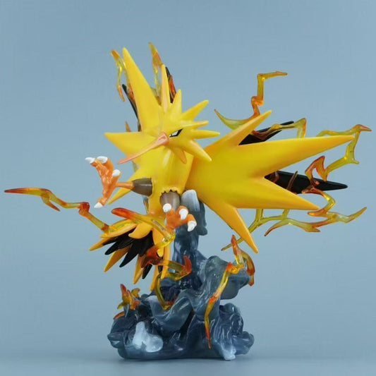Pokemon Zapdos Lightning Strike Statue - 14.5cm PVC Collectible Action Figure