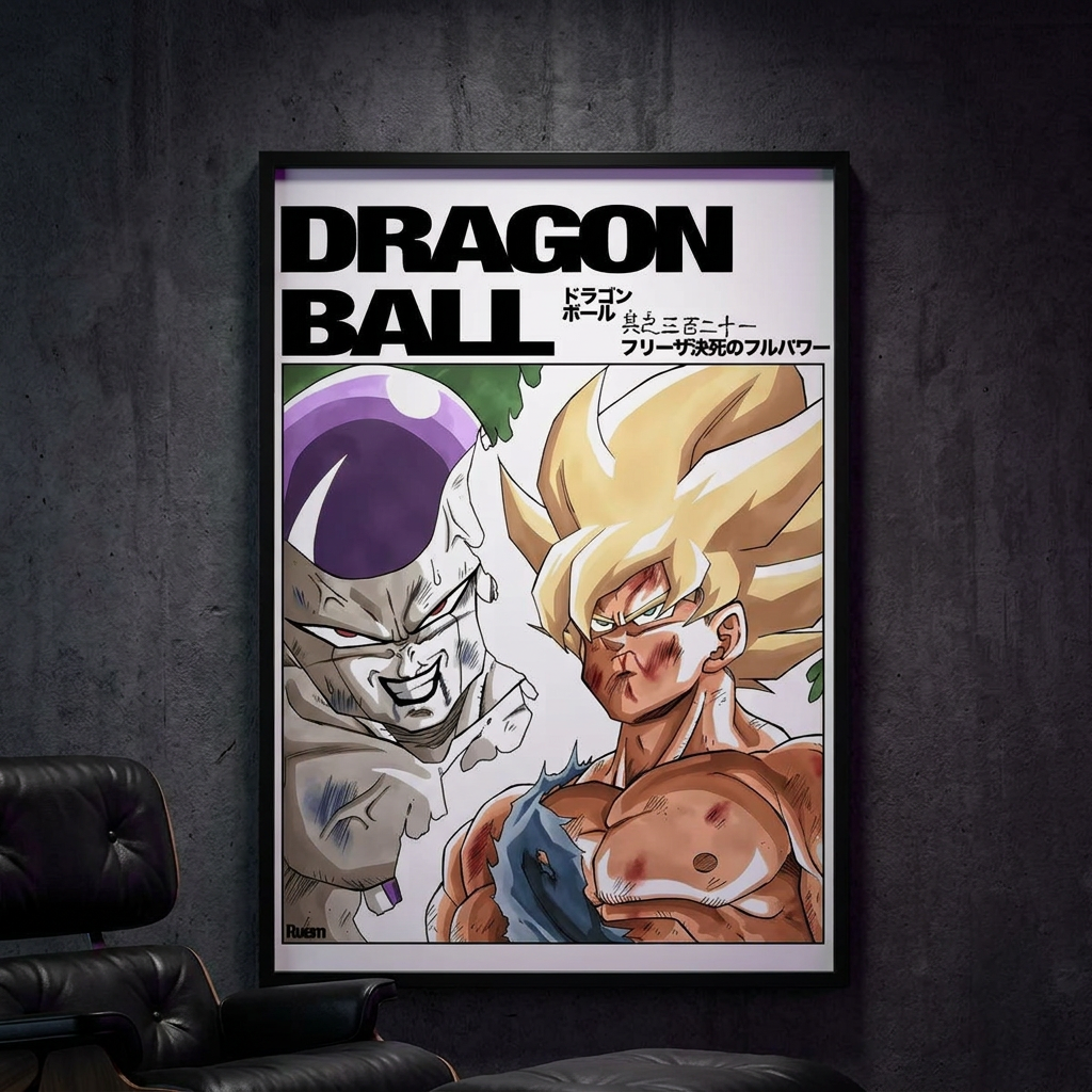 '+1 Anime Akira Toriyama Legacy: Framed Dragon Ball Original Manga Illustrations (40x60cm) T