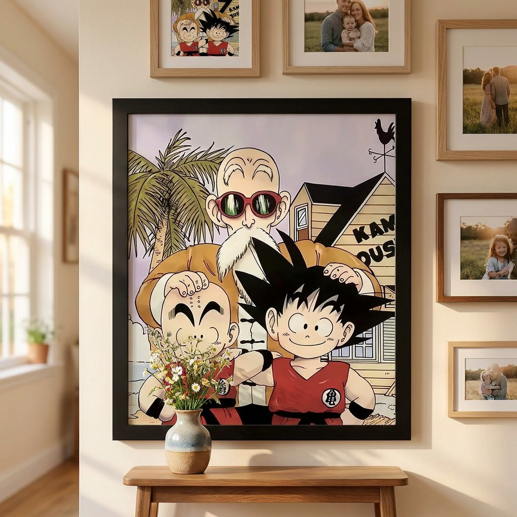 '+1 Anime Akira Toriyama Legacy: Framed Dragon Ball Original Manga Illustrations (40x60cm) U