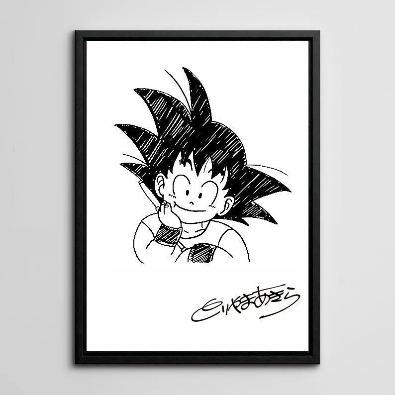 '+1 Anime Akira Toriyama Legacy: Framed Dragon Ball Original Manga Illustrations (40x60cm) F