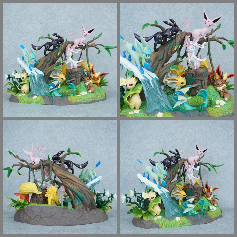 +1 Anime Eevee family limited edition figurines