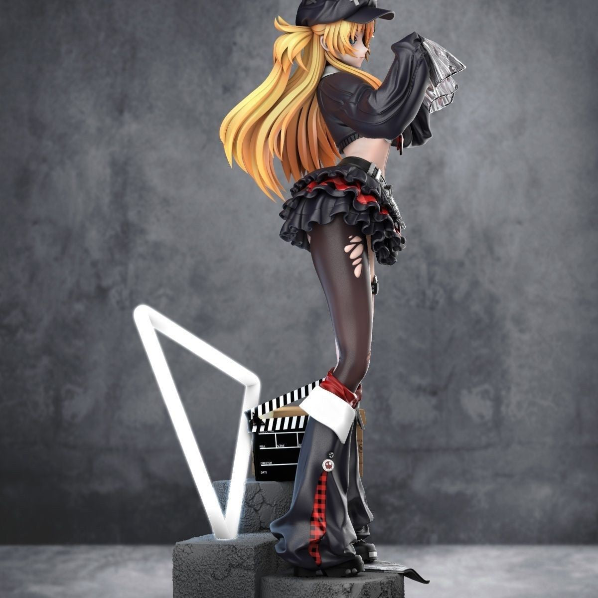 +1 Anime Evangelion EVA Asuka Langley Soryu Squatting Pose Figure, Anime Girl Model, Collectible Gift