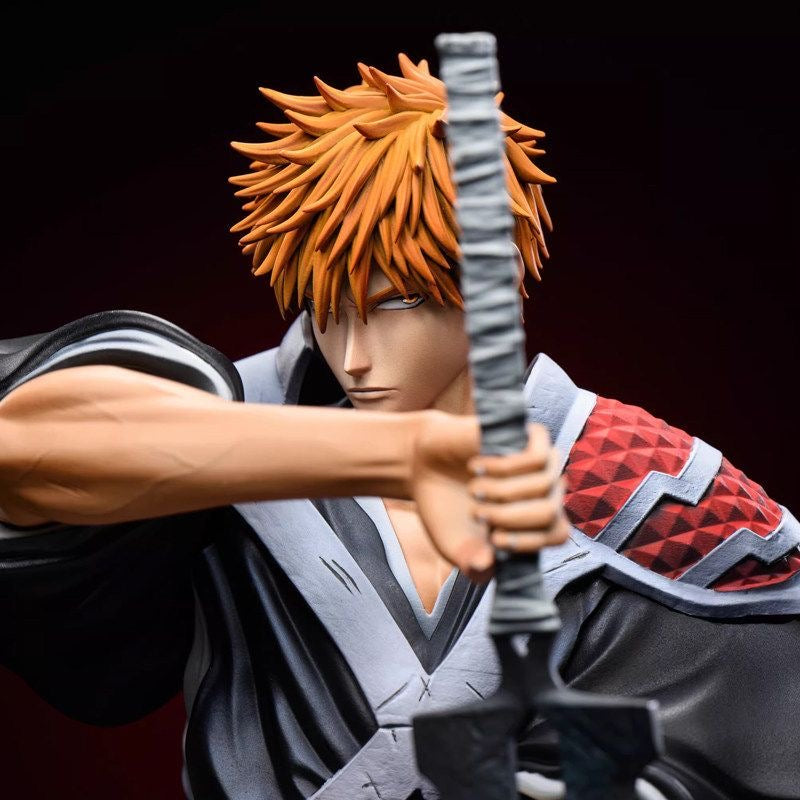 Ichigo statue face and hair detail