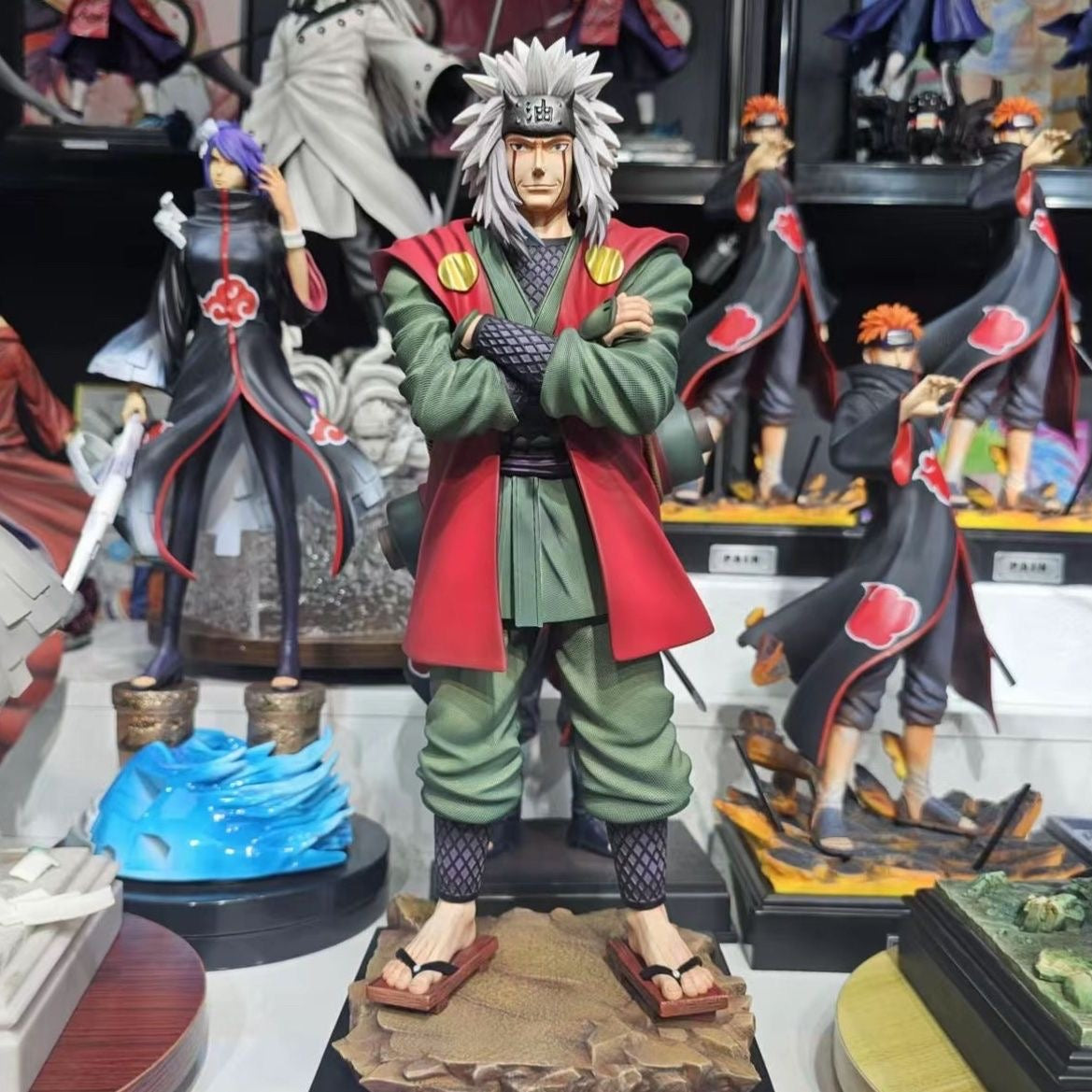 +1 Anime Legendary Jiraiya "The Toad Sage" 25cm Premium Resin Statue - Iconic Standing Pose Masterpiece