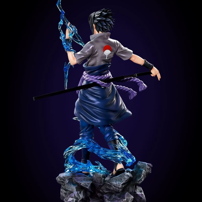 '+2 Anime Naruto Shippuden: Sasuke Uchiha Evolution Figure Collection – Akatsuki, Curse Mark & Chidori Editions