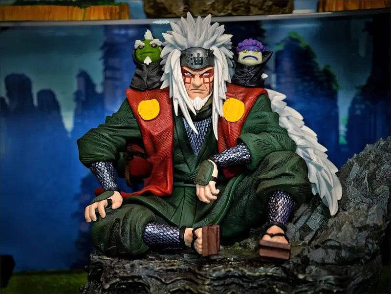 +1 Anime Naruto "The Legendary Sannin" 17cm Premium Statue – Iconic Resting Pose Masterpiece