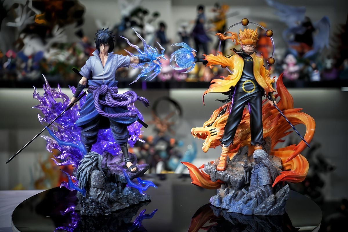 '+1 Anime Naruto vs. Sasuke "Valley of the End" 37cm Premium Statues