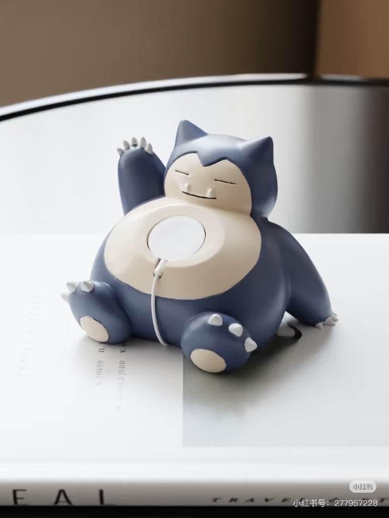+1 Anime Pokemon Watch Stands --Jirachi, Metagross, Snorlax Snorlax