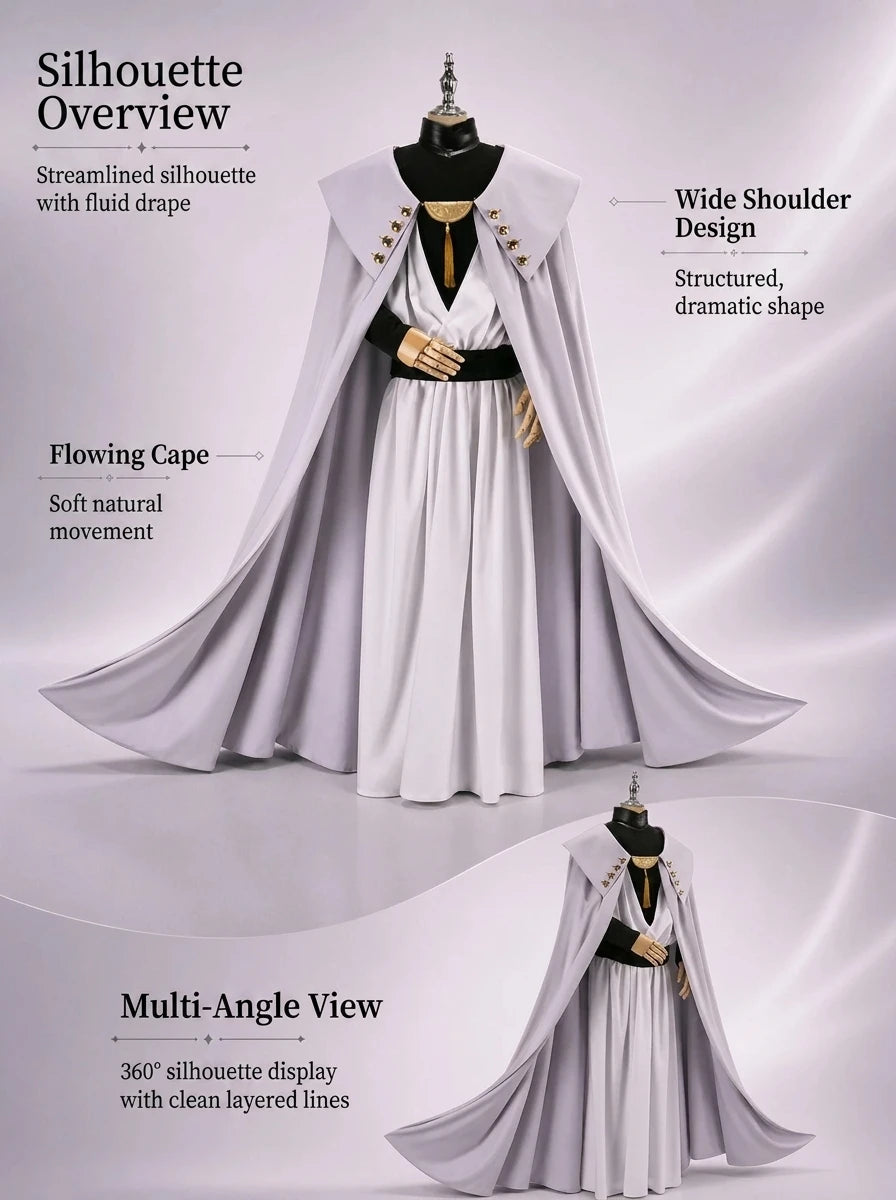 +1 Anime Qifrey Witch Hat Atelier Cosplay Costume Full Set