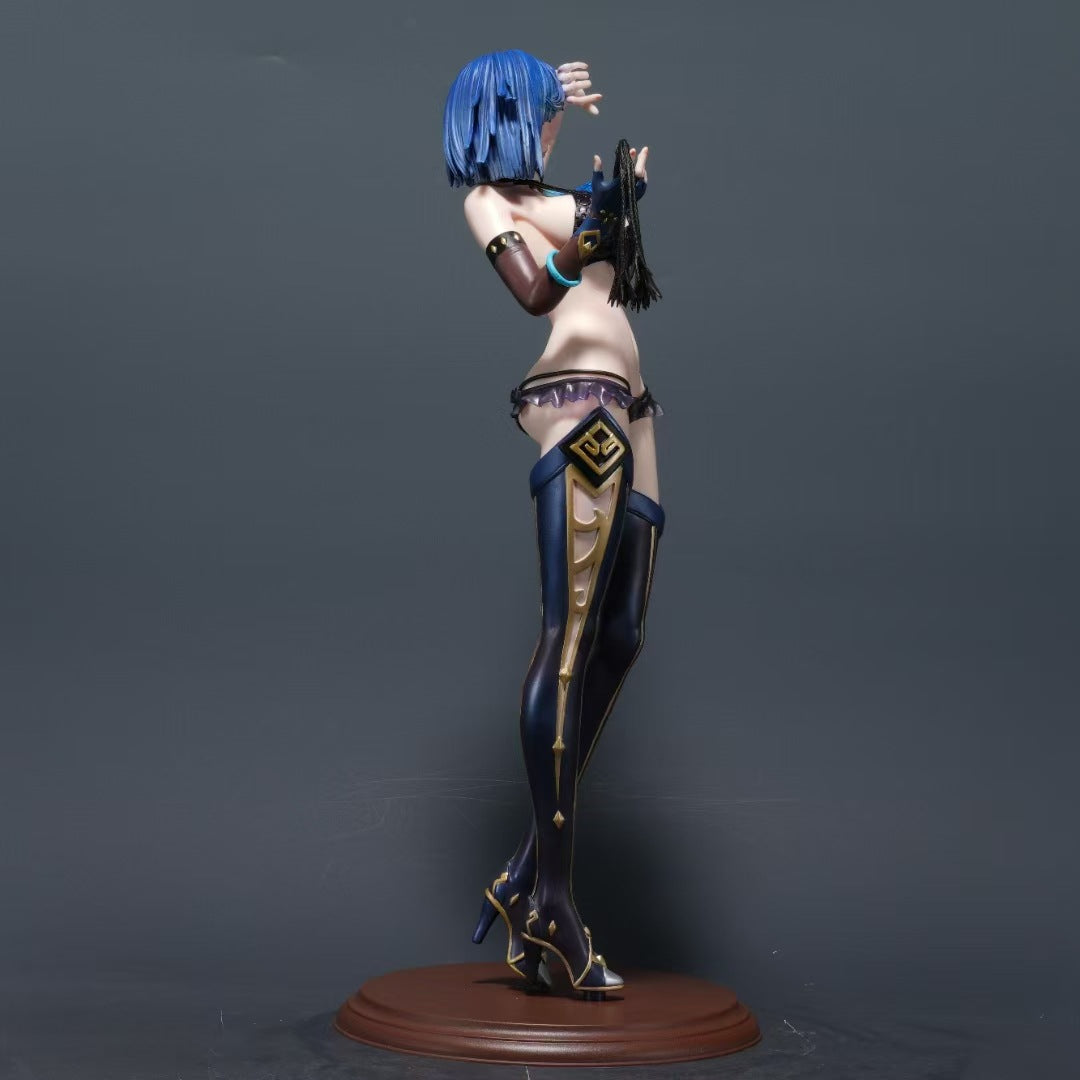 +1 Anime Queen Nightlan Beautiful Girl Night Orchid Figurine 2D Ornament 手办模型
