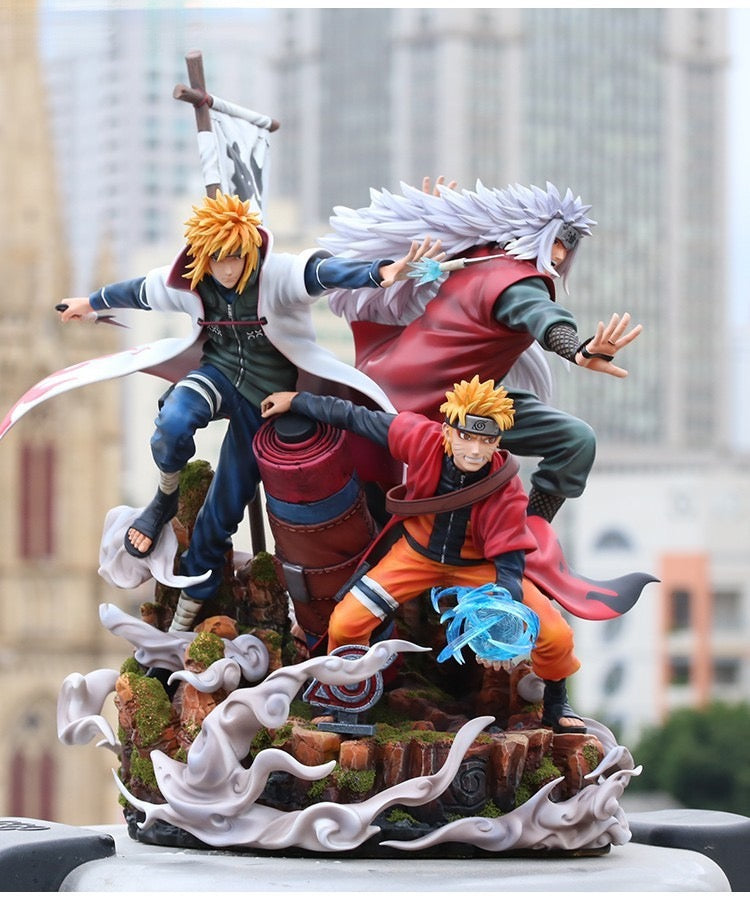 +1 Anime The fetters of fate — Naruto, Namikaze Minato, Jiraiya